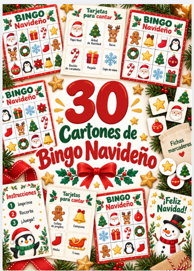 Portada de Bingo Navideño
