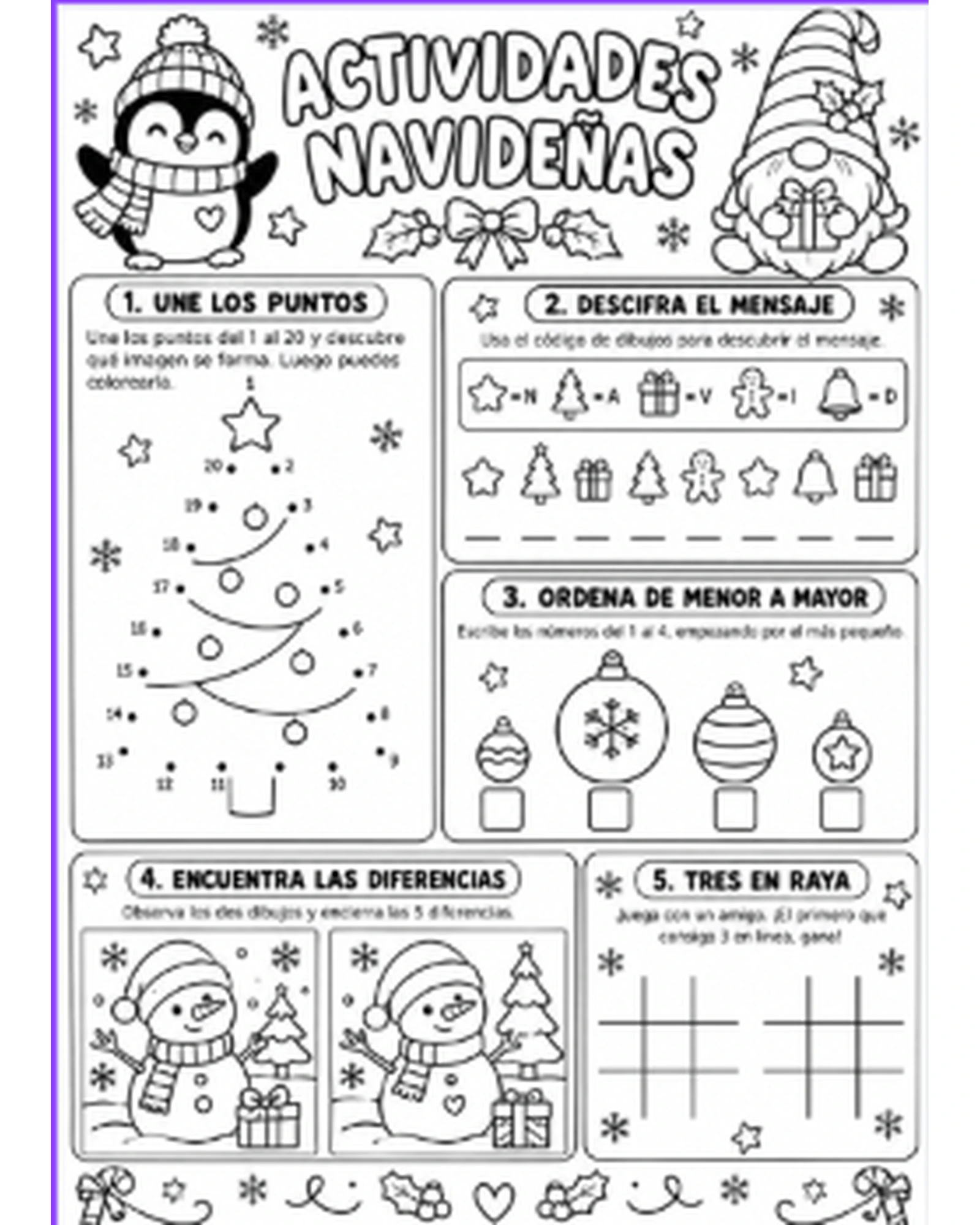 Página interior 11 del Mega Kit Navideño