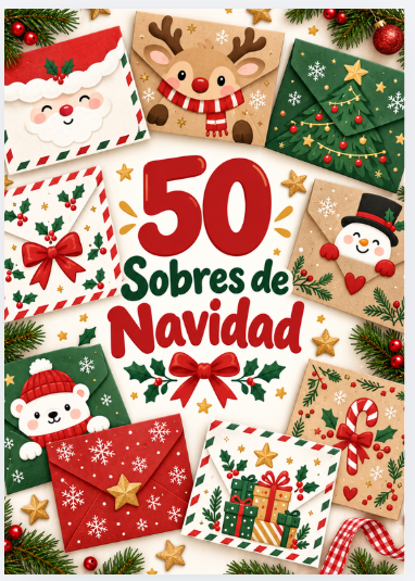 Portada de Sobres Navideños