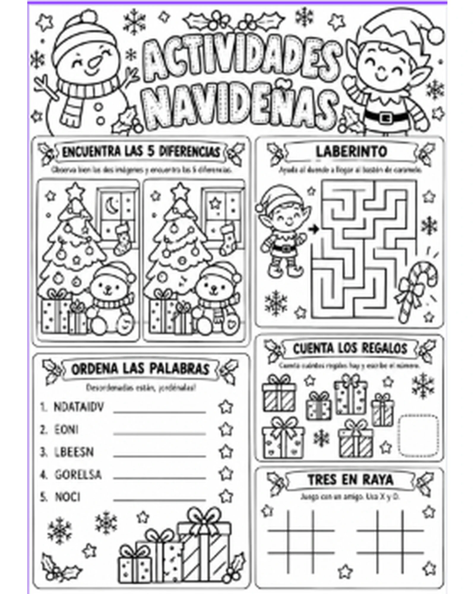 Página interior 10 del Mega Kit Navideño