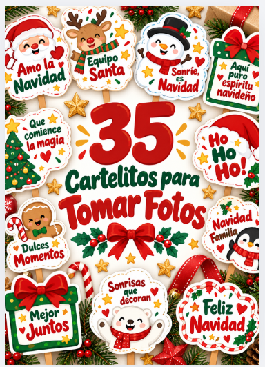 Portada de Accesorios Navideños para Fotos